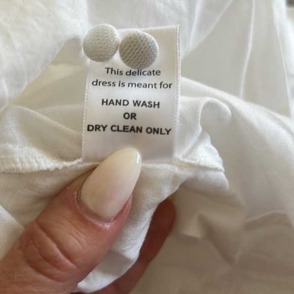 Luna Luna Aurora dress, ethereal white with bead trim and fringe hem, size 2T - Picture 7 of 7